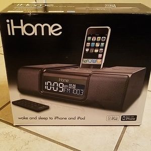 Black ihome excellent condition